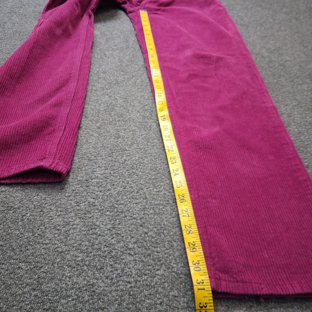 Empyre Tori Magenta Corduroy Pants Wide Leg High Rise Purple Womens Size 0 - Picture 5 of 15